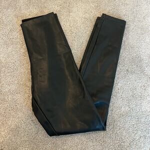 Abercrombie & Fitch Women's Pull On Black Pleather‎ Skinny Pant Size XS